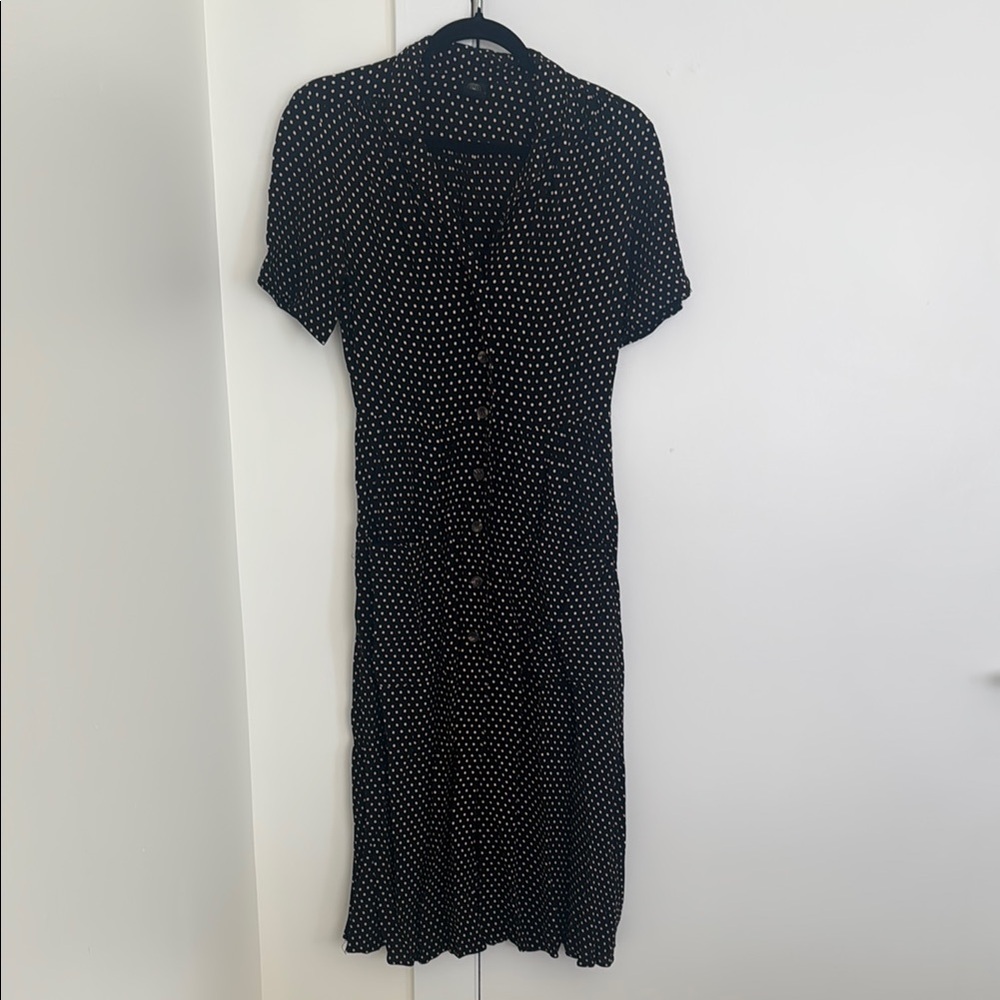 Urban Outfitters Black and White Midi Dress